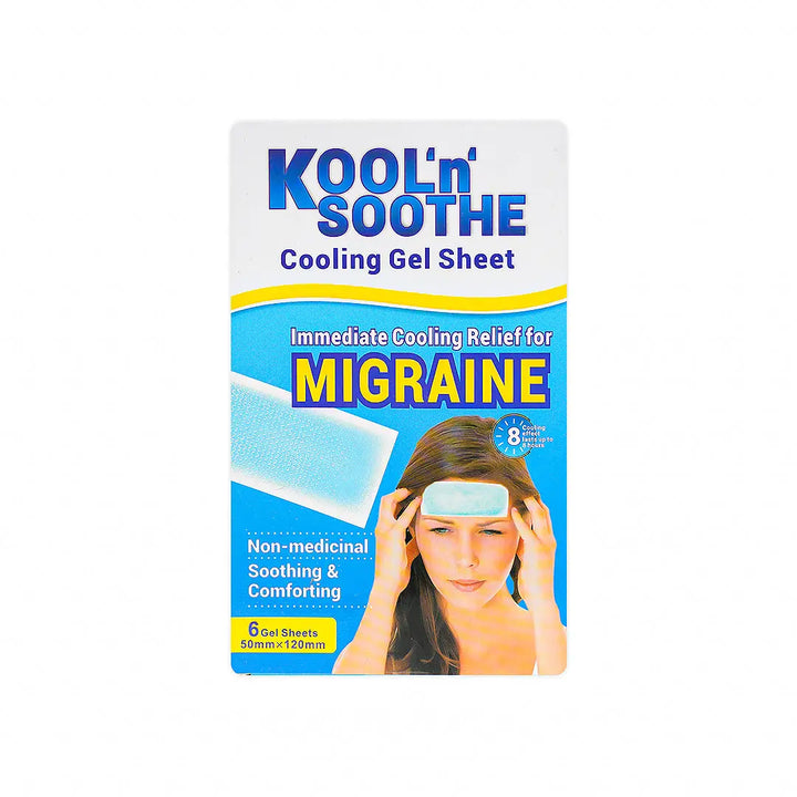57162-Gift Enokon KoolNSoothe Migraine Cooling Patch 6pcs