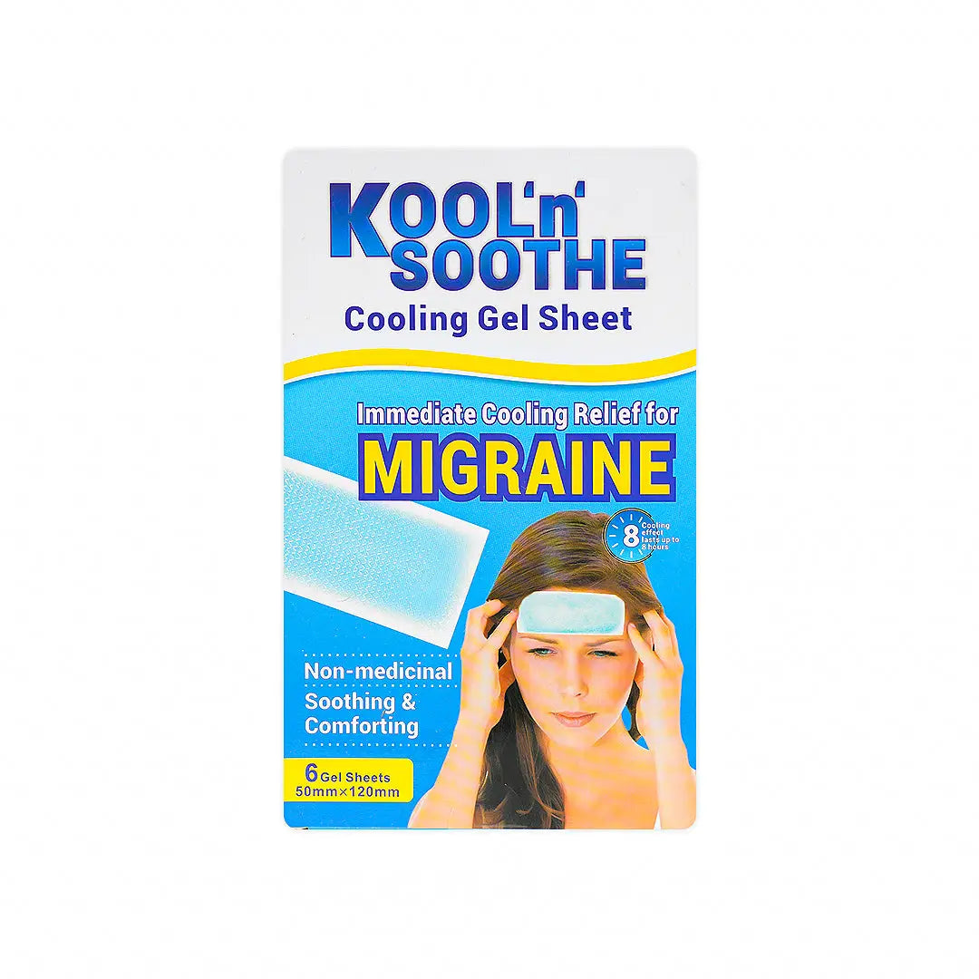 50774-Enokon KoolNSoothe Migraine Cooling Patch 6pcs