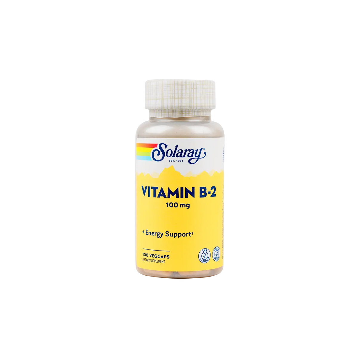 50778-Solaray Vitamin B-2 100Mg 100 Vegcaps