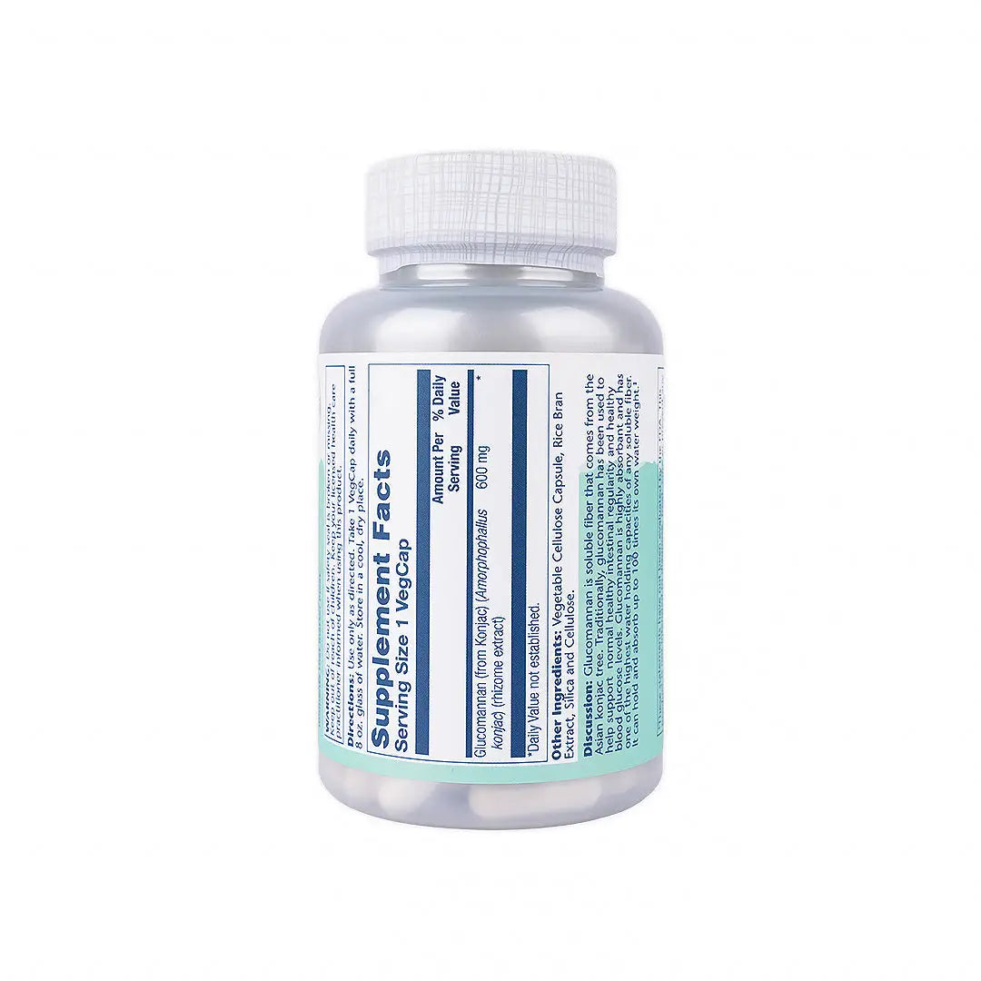 Solaray Glucomannan Extract 600Mg 100 Veg Caps