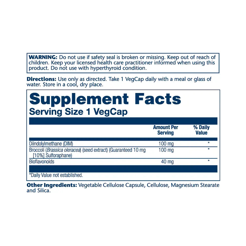 50781-Solaray DIM Supreme 100Mg 60 Veg Caps +1