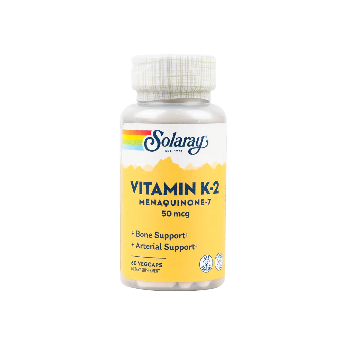 50783-Solaray Vitamin K-2 50Mcg 60 Veg Caps