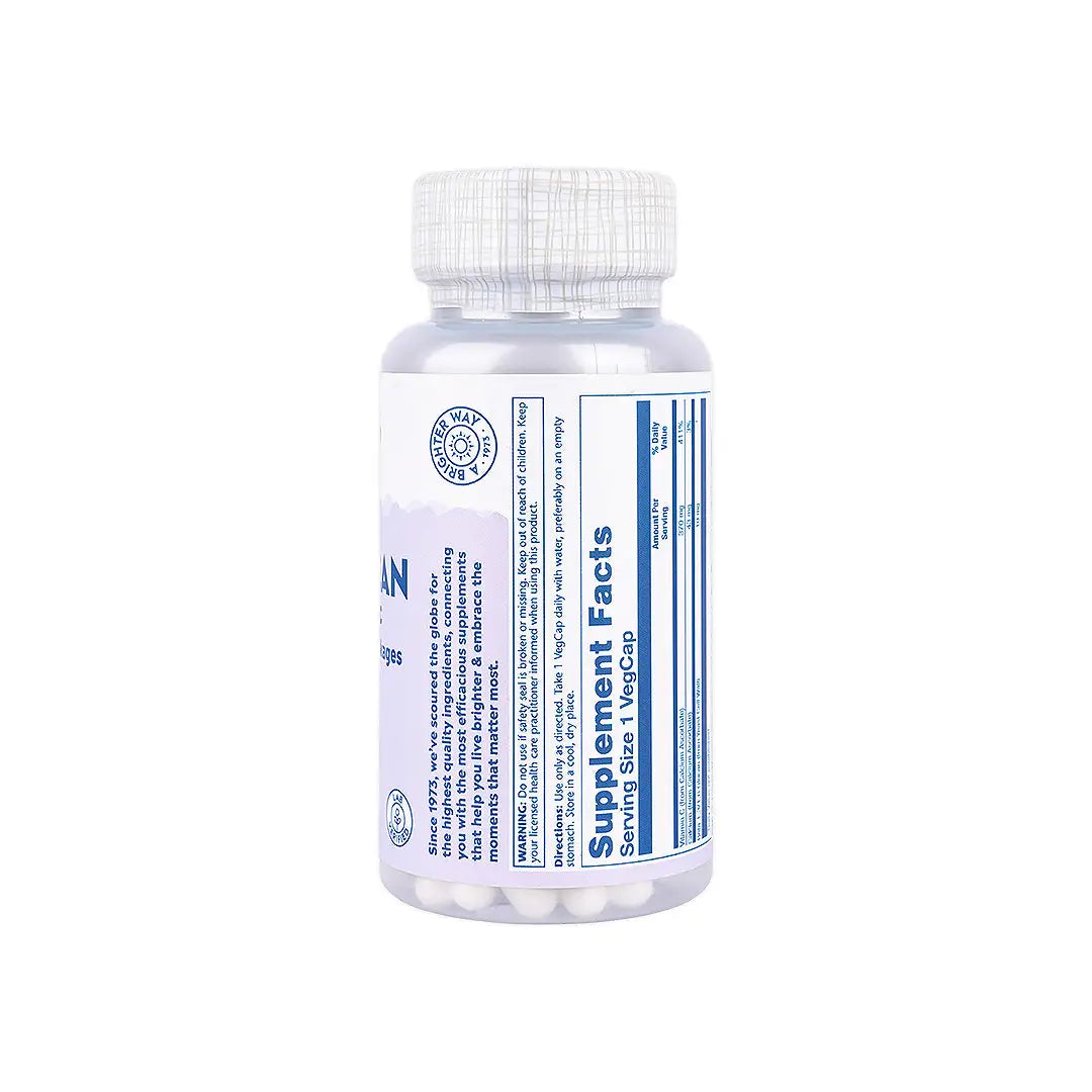 50784-Solaray Beta Glucan Vitamin C 10Mg 60 Vegcaps +2