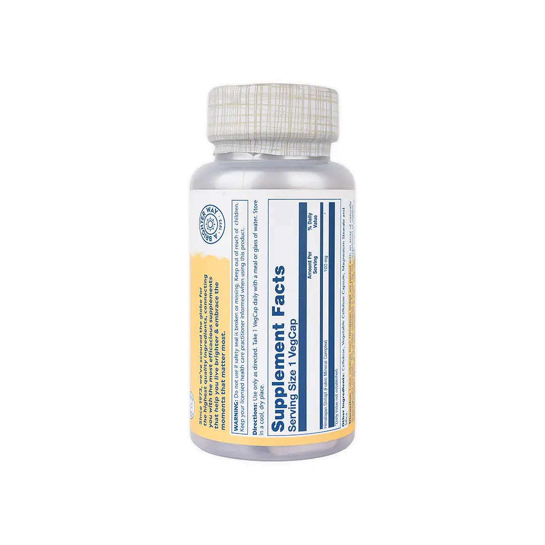 50785-Solaray Fulvic Minerals 100Mg 30 Veg Caps +2