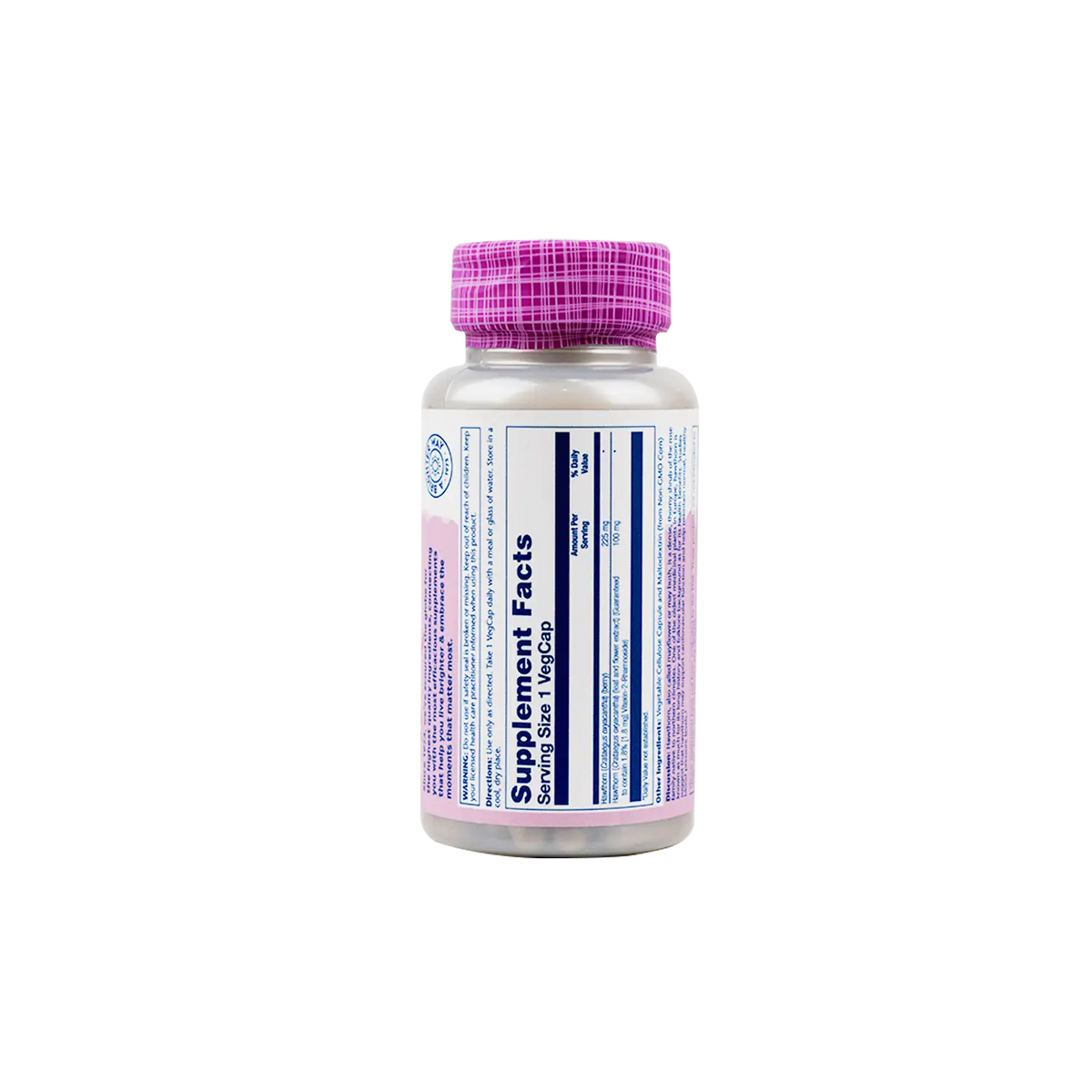 50786-Solaray Hawthorn 100Mg 60 Veg Caps +1