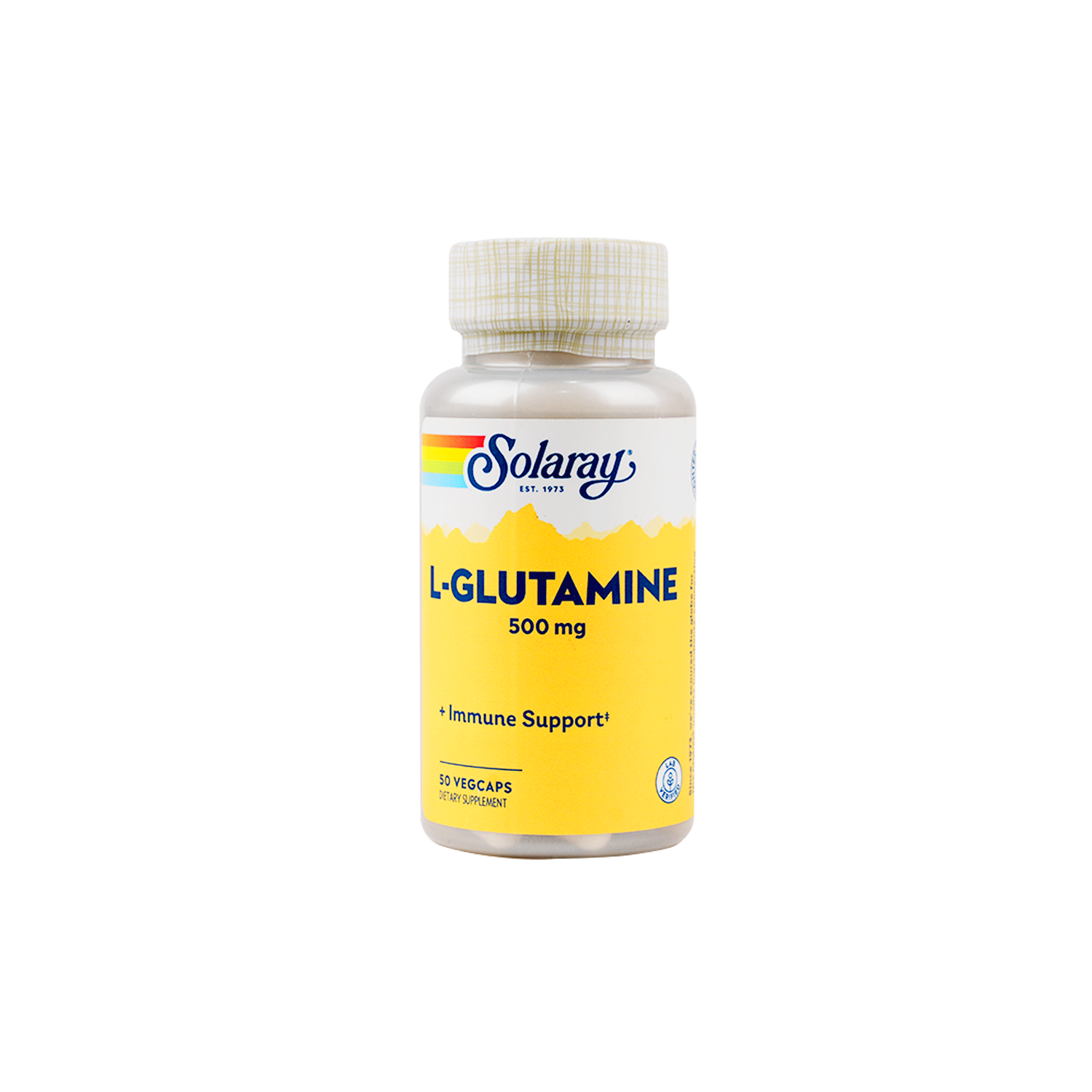 SOLARAY L-GLUTAMINE 500MG 50 VEG CAPS