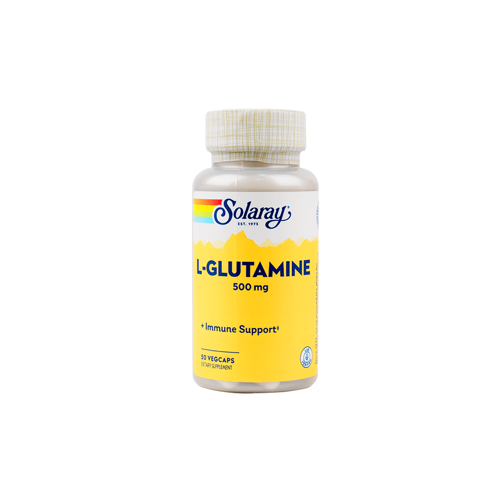 SOLARAY L-GLUTAMINE 500MG 50 VEG CAPS