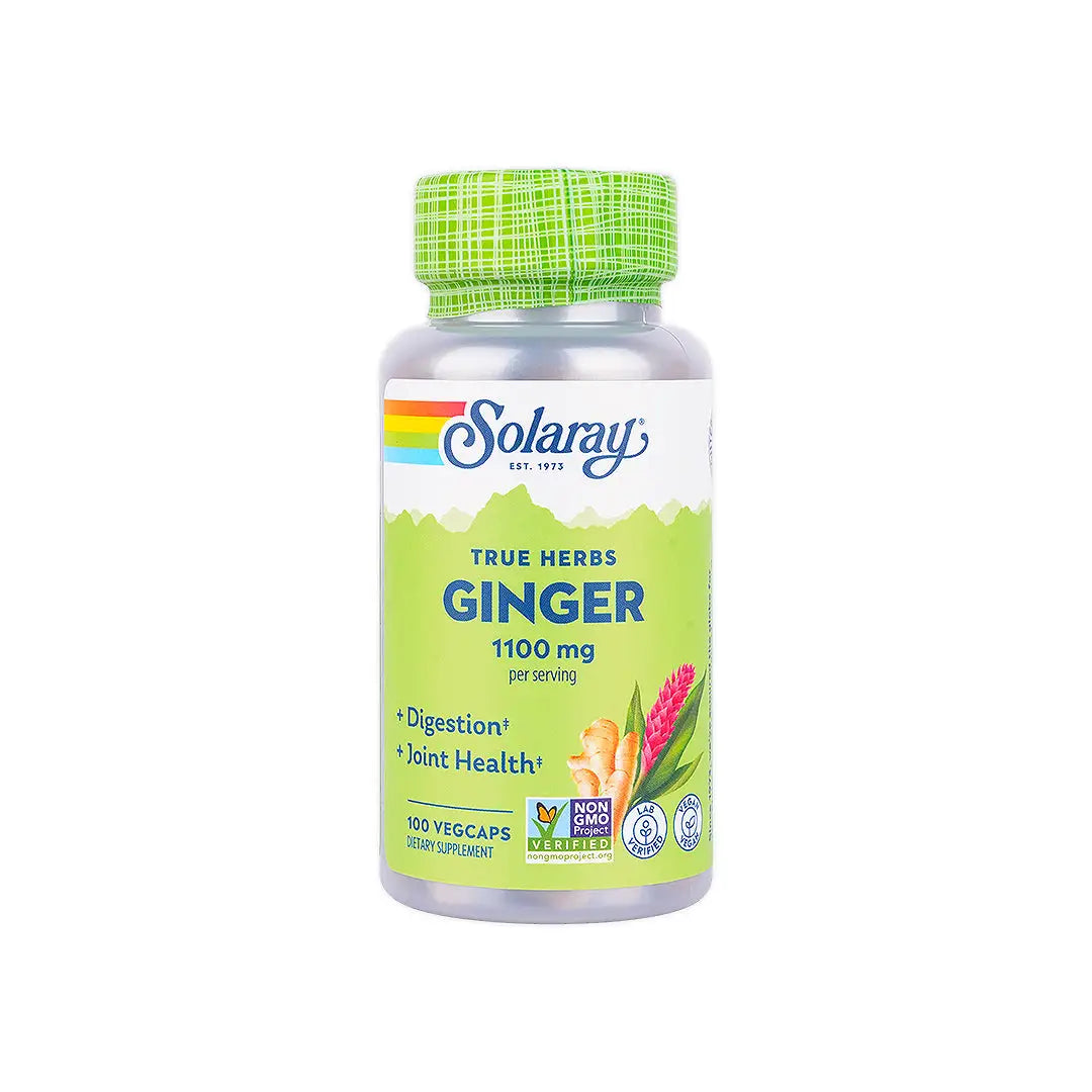 50789-Solaray Ginger 1100Mg 100 Veg Caps