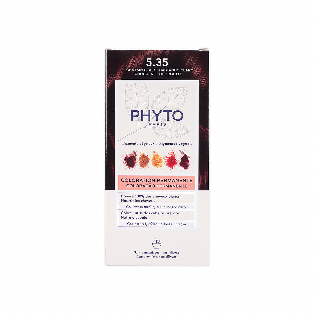 Phyto Permanent Hair Color NO.5.35 - Chocolate Light Brown