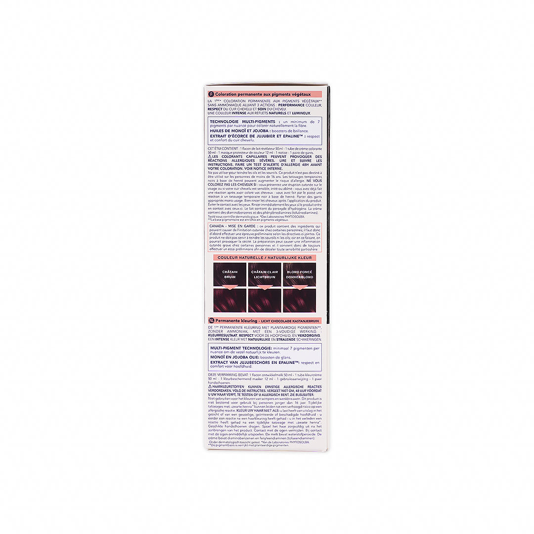 Phyto Permanent Hair Color NO.5.35 - Chocolate Light Brown