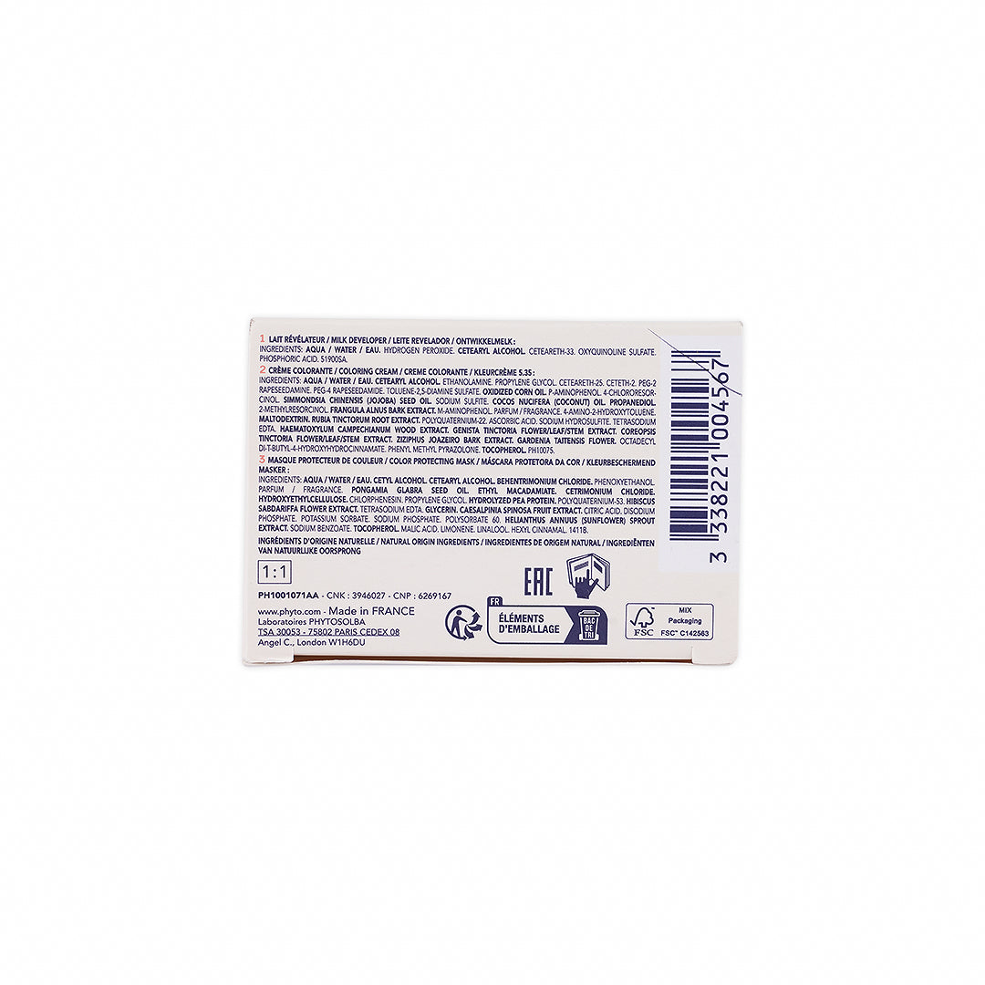 Phyto Permanent Hair Color NO.5.35 - Chocolate Light Brown