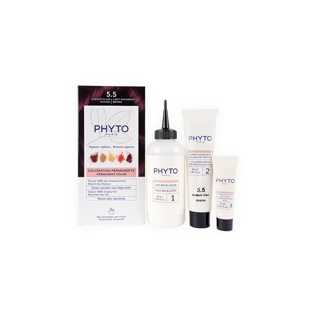Phyto Permanent Hair Color NO. 5.5 - Light Mahogany Brown