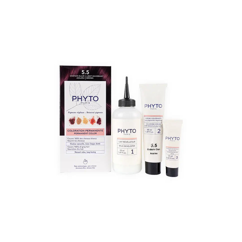 Phyto Permanent Hair Color NO. 5.5 - Light Mahogany Brown