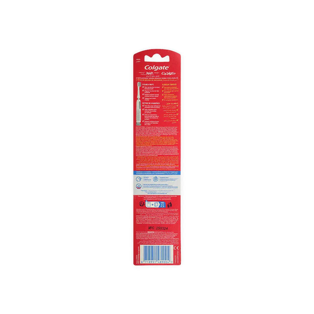 Colgate Optic White 360 Power Soft Toothbrush Refills