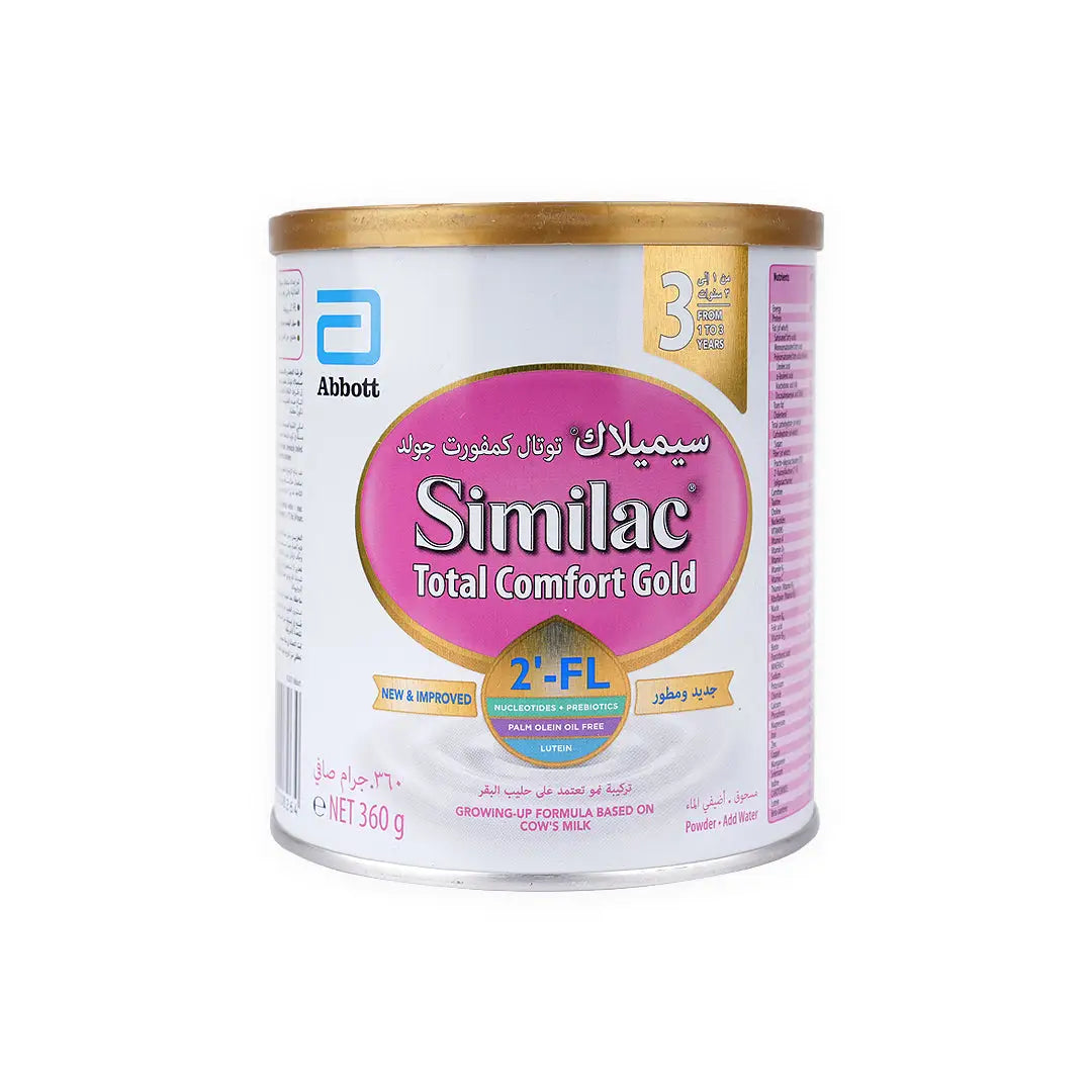 SIMILAC TOTAL COMFORT GOLD NO.3 MILK 360GM