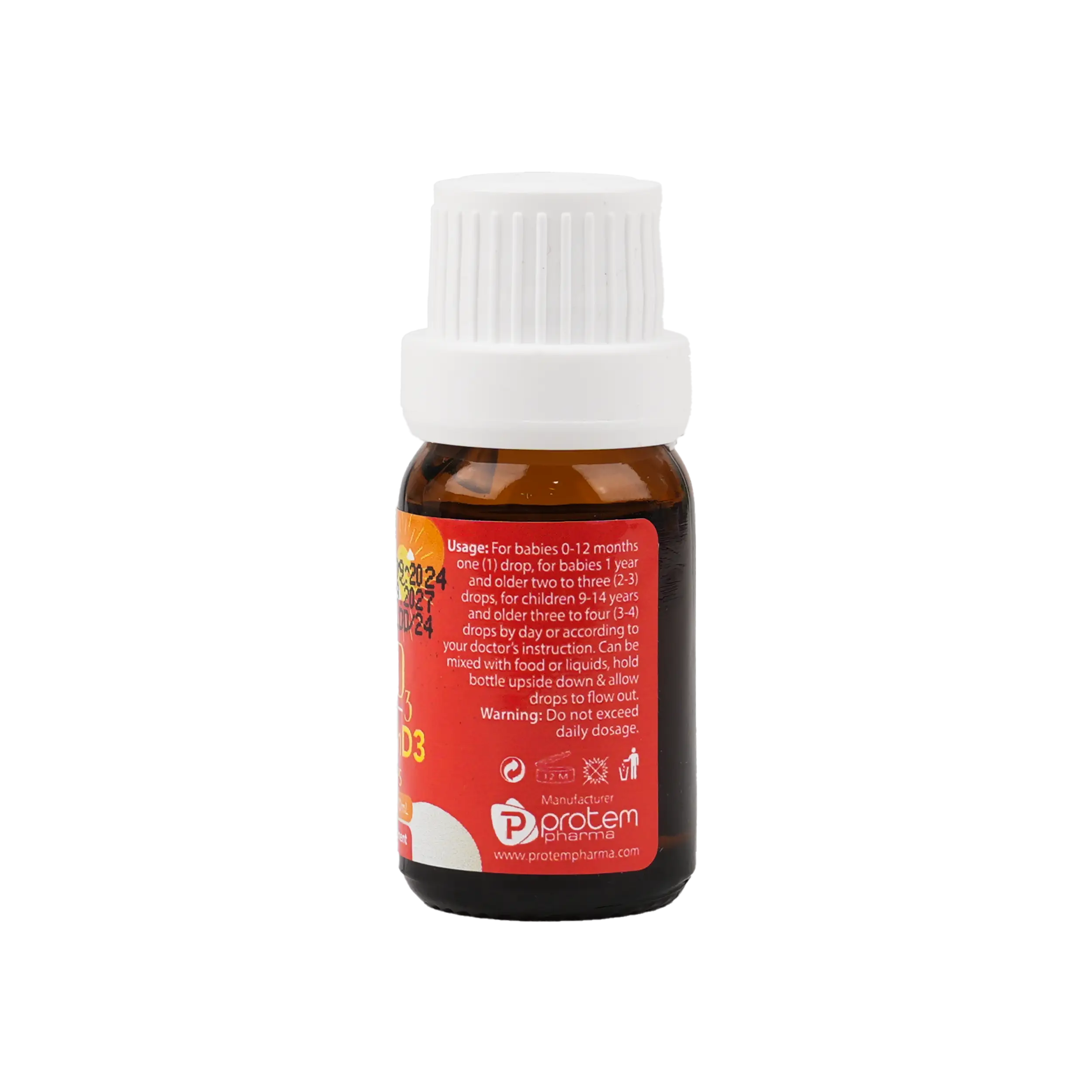 PROTEM PHARMA LIFE D3 ORAL DROPS 400IU 10ML