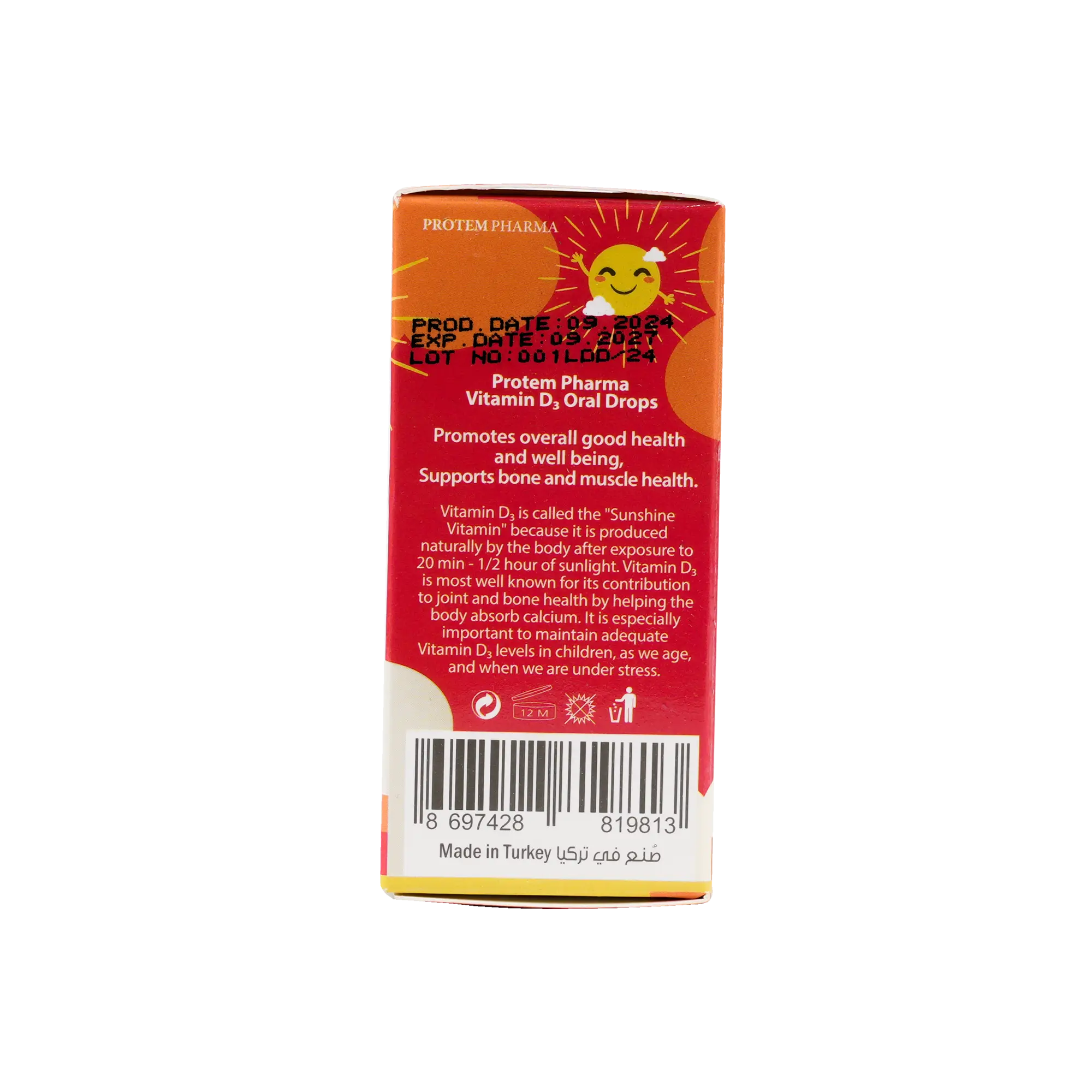 PROTEM PHARMA LIFE D3 ORAL DROPS 400IU 10ML