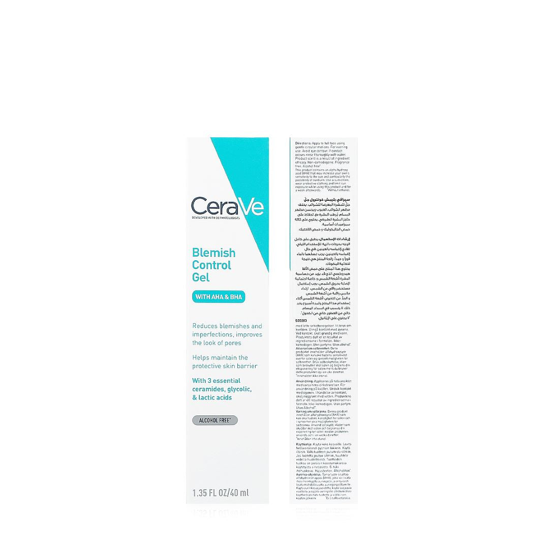 CERAVE BLEMISH CONTROL GEL WITH AHA & BHA 40ML
