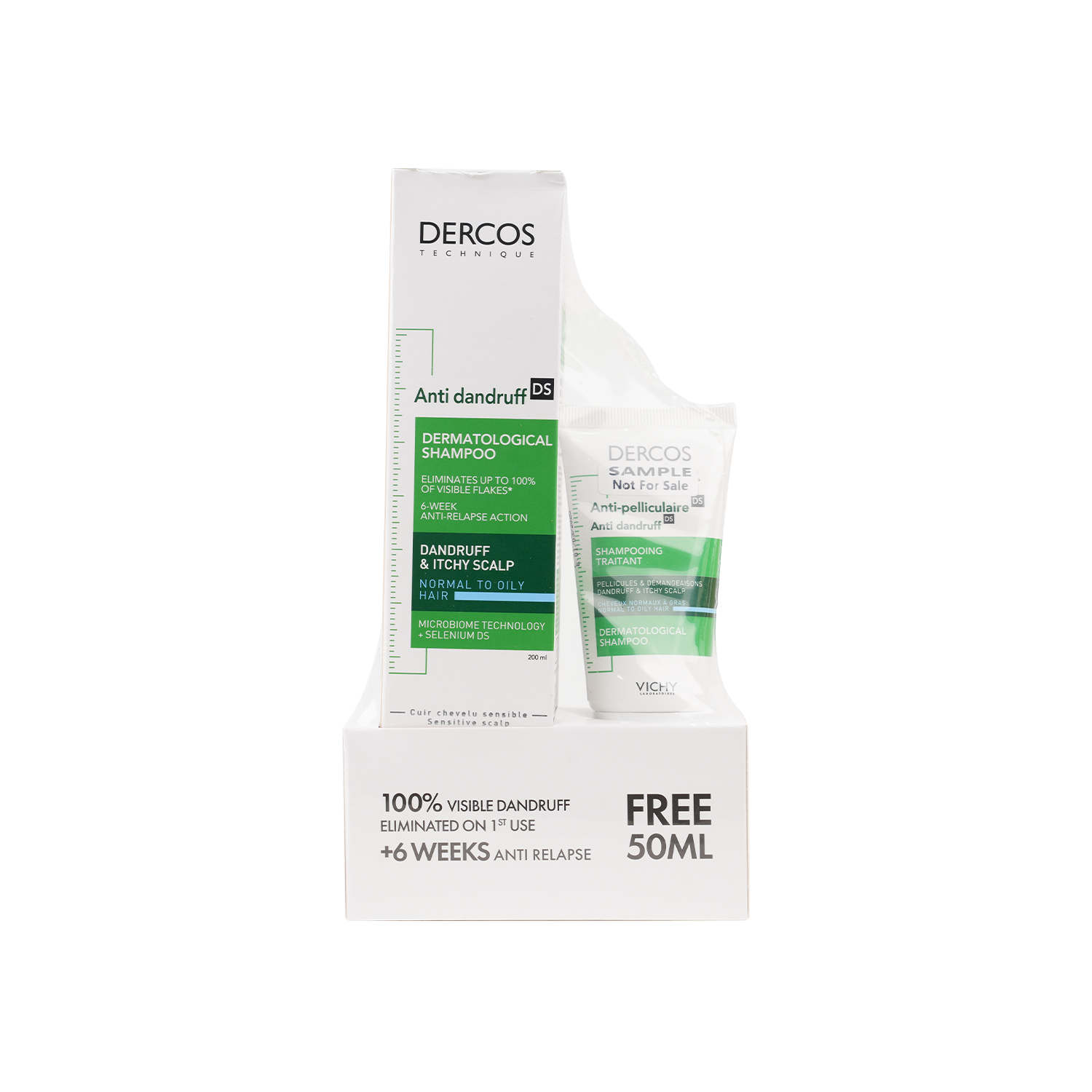 Vichy Dercos Anti-Dandruff Ds Shampoo 200ml + 50ml Free