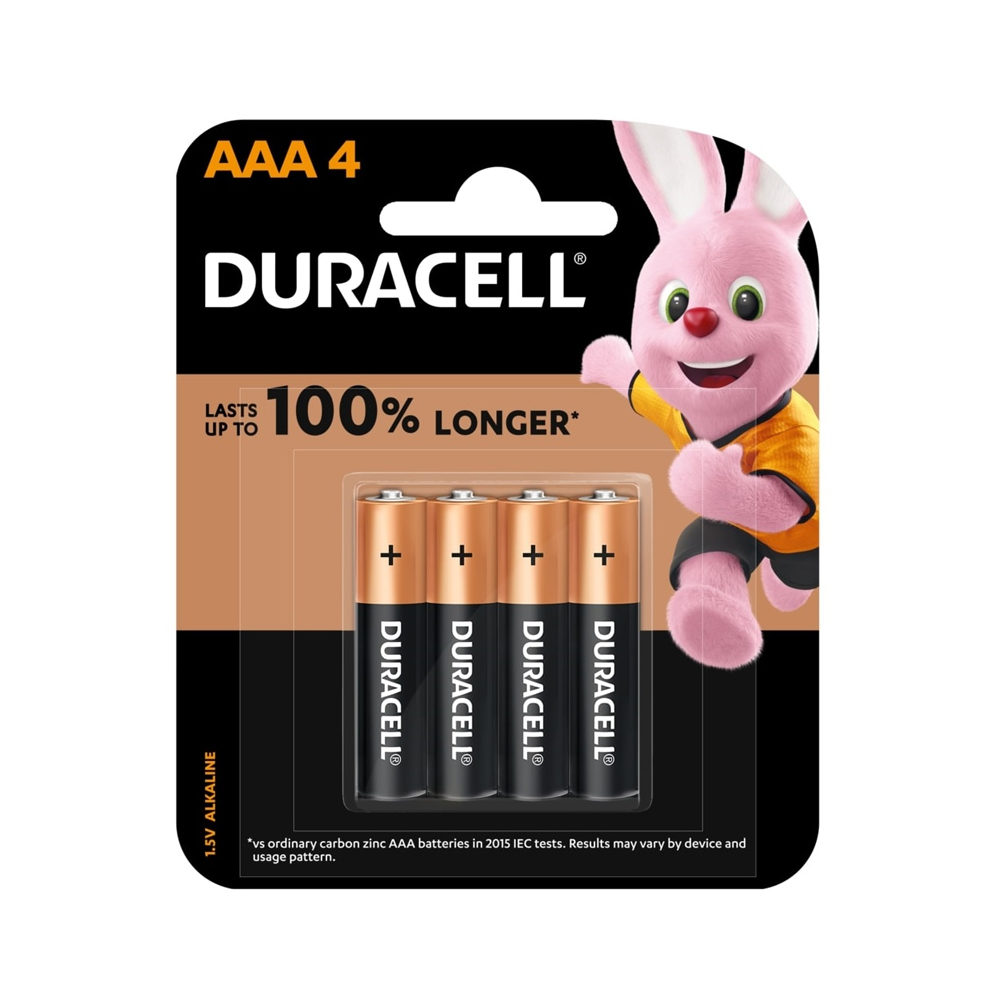 DURACELL BATTERIES - AAA4 - 4 PIECES