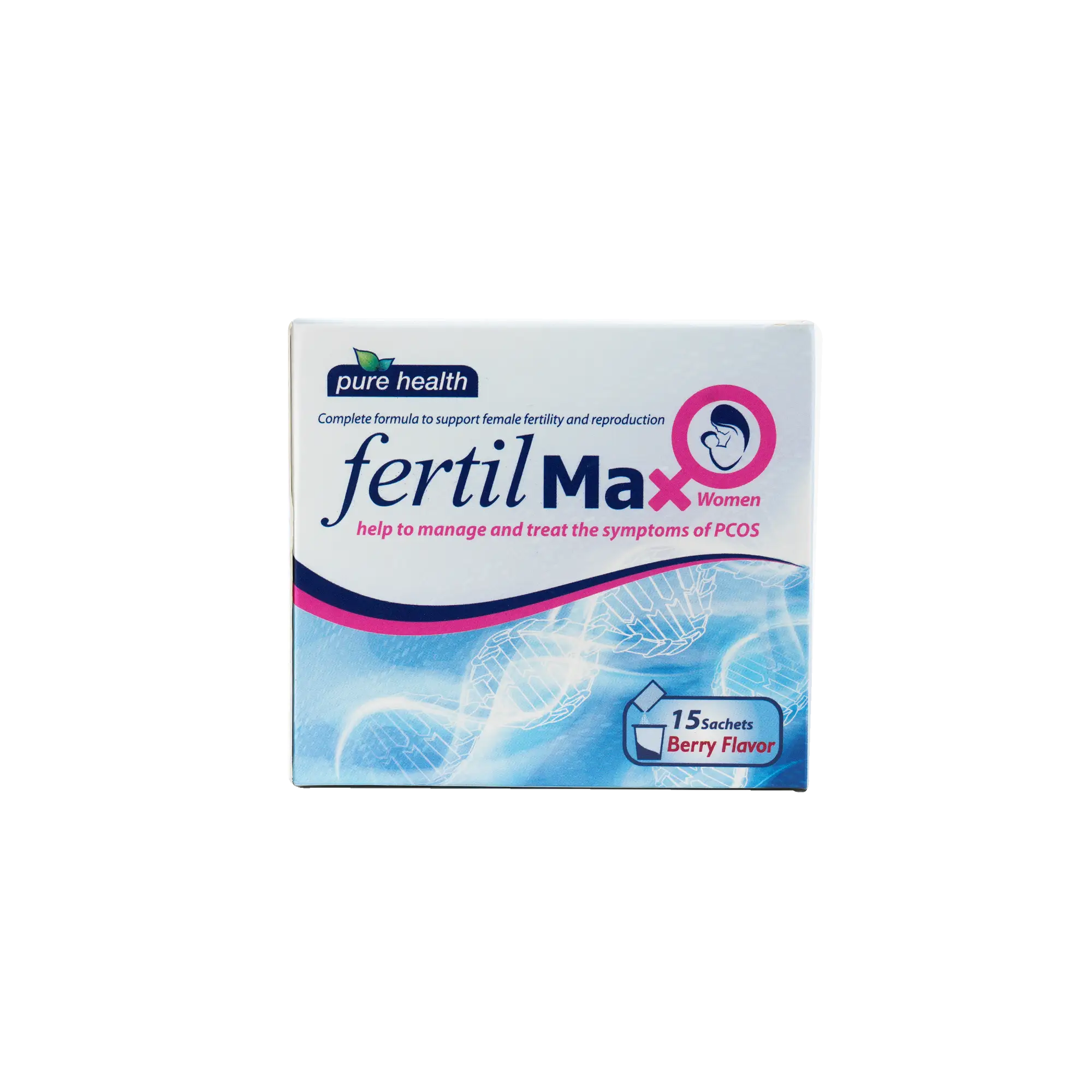 PURE HEALTH FERTIL MAX FOR WOMEN 15 SACHETS-BERRY FLAVOR