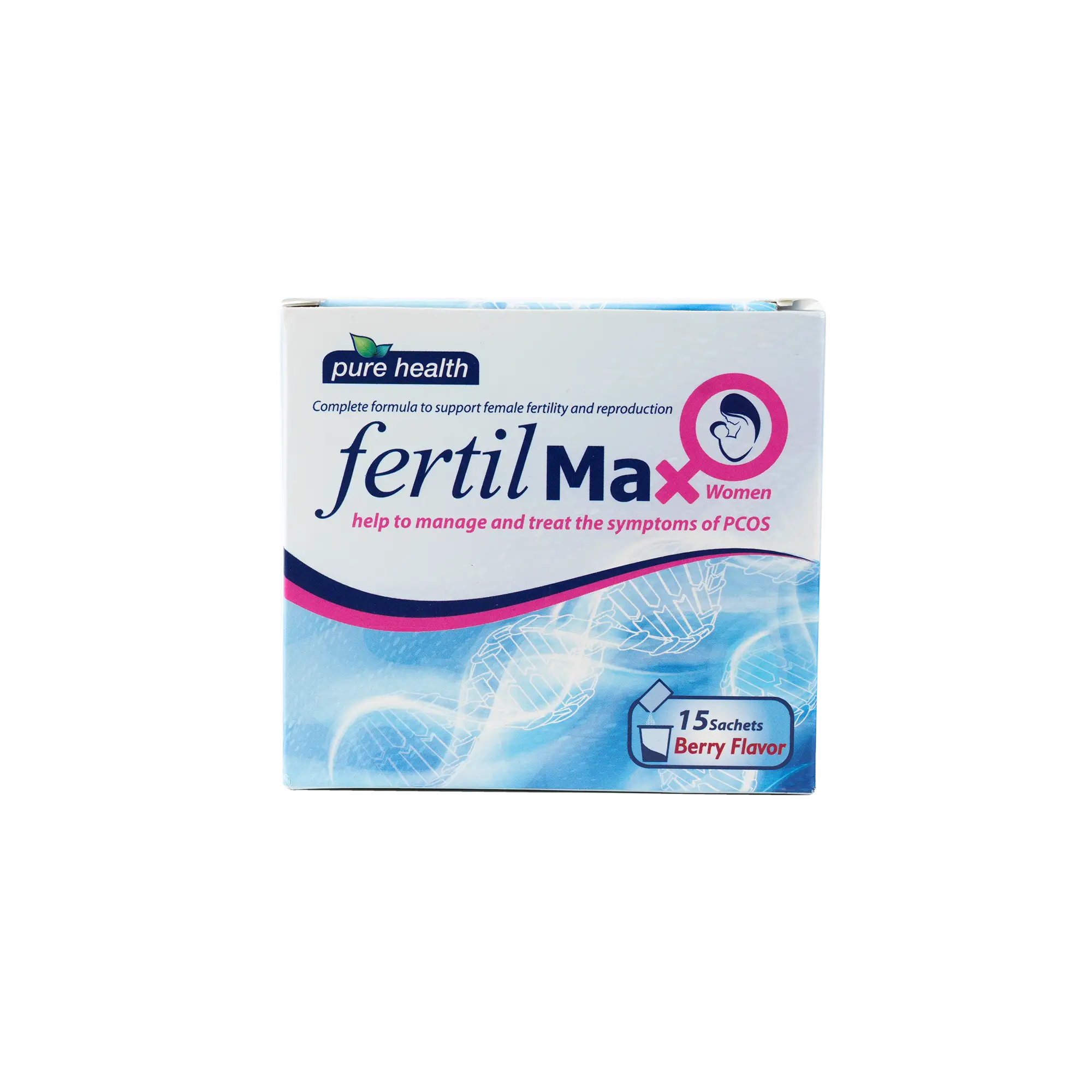 PURE HEALTH FERTIL MAX FOR WOMEN 15 SACHETS-BERRY FLAVOR