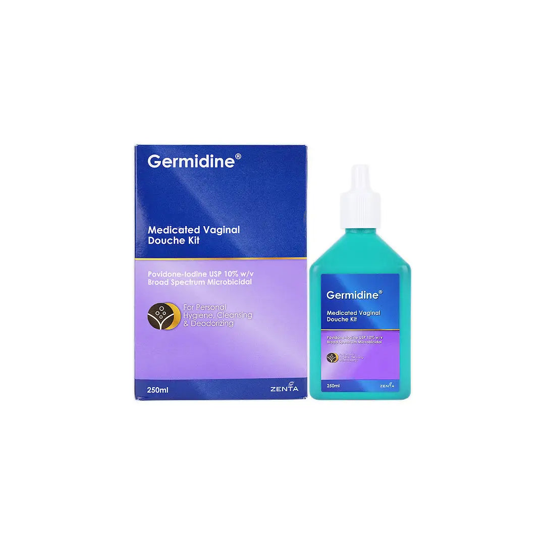 Germidine Medicated Vaginal Douche Kit 250Ml