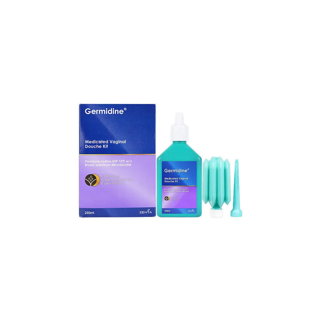 Germidine Medicated Vaginal Douche Kit 250Ml