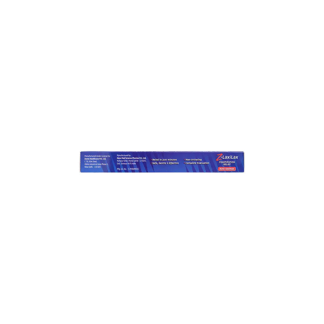 zenta z laxilax constipation relief 6 mini enemas