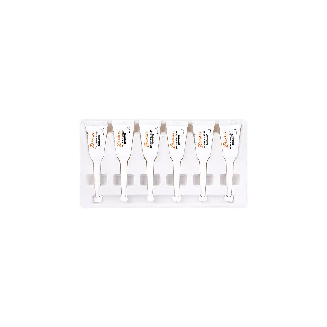 50840-Zenta Z-Laxilax Constipation Relief 6 Mini-Enemas +2