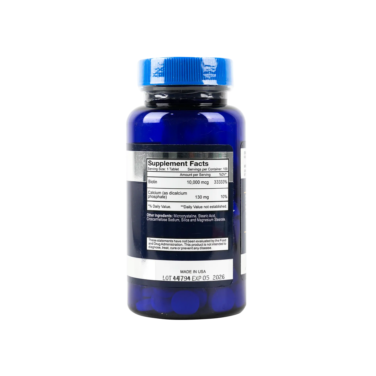 50845-Infinity Biotin 10,000 Mcg 100 Tablets +1