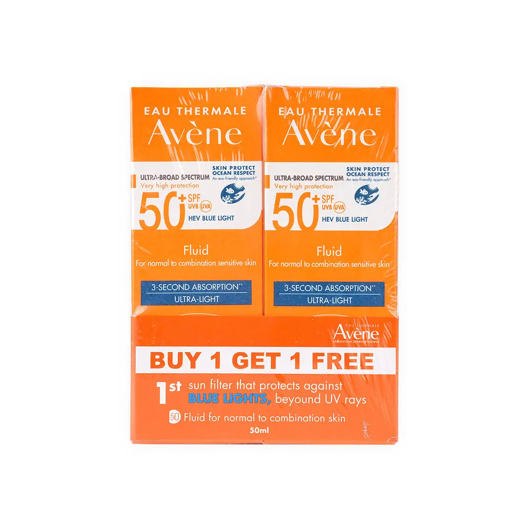 Avene Very High Protection Spf50+ Fluid Nor To Comb 50ml 1+1