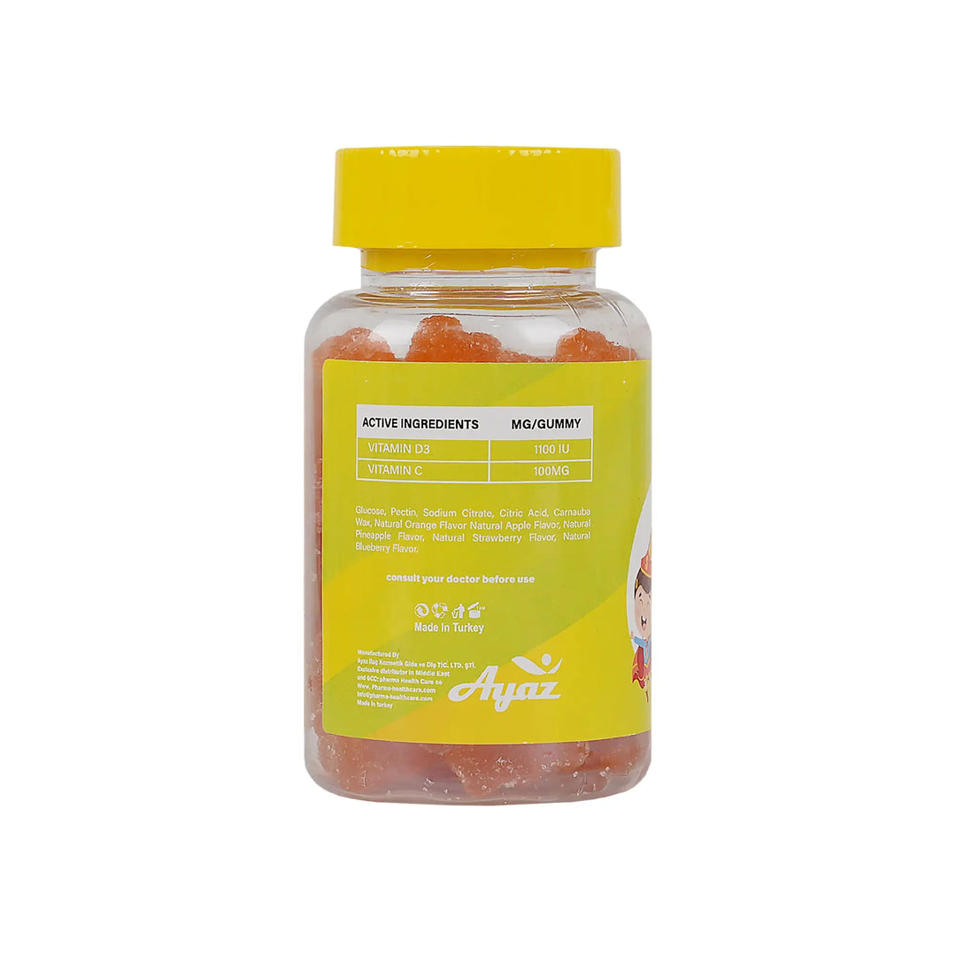 50867-Dr.Helthy Vitamin D+ Vitamin C 60 Gummies +1
