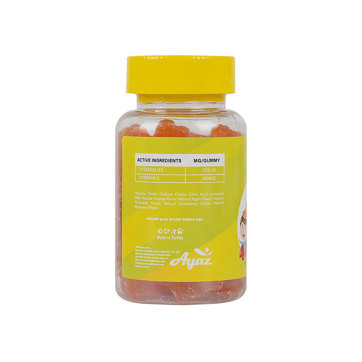 50867-Dr.Helthy Vitamin D+ Vitamin C 60 Gummies +1