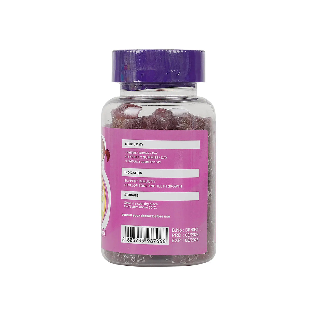 50868-Dr.Helthy Vitamin D+ Zinc 60 Gummies +2