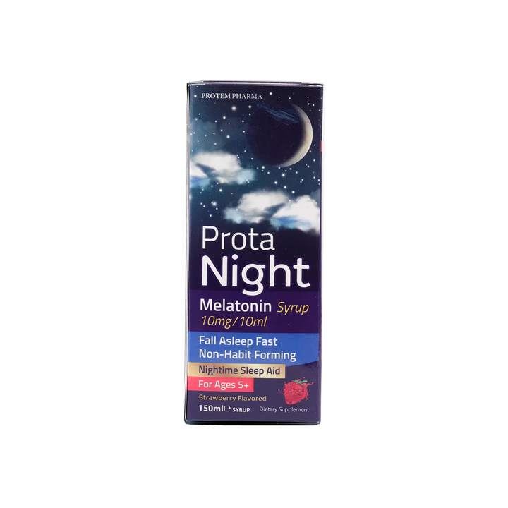 50890-Protem Pharma Prota Night Melatonin Syrup 10mg/10ml 150ml +3