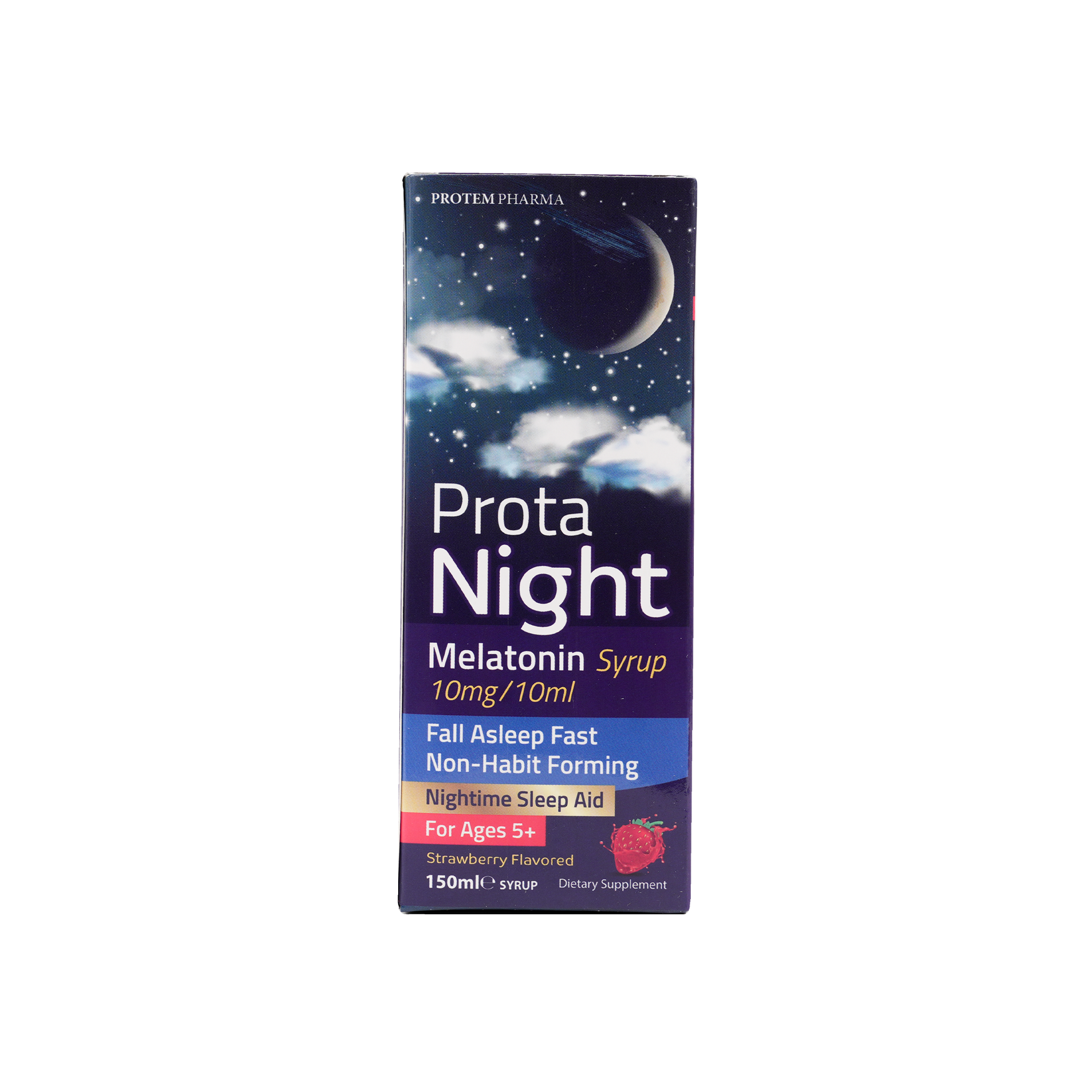 Protem Pharma Prota Night Melatonin Syrup 10mg/10ml 150ml