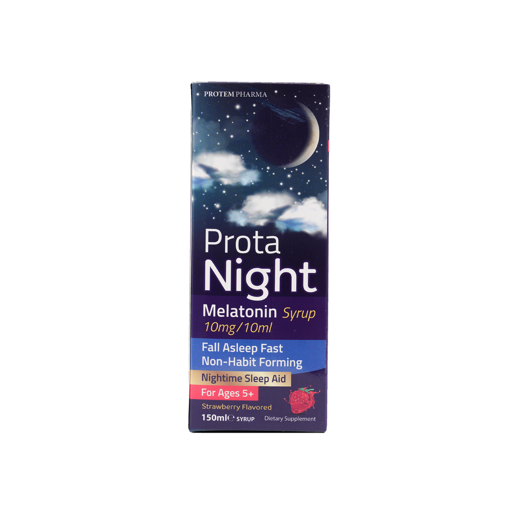 Protem Pharma Prota Night Melatonin Syrup 10mg/10ml 150ml