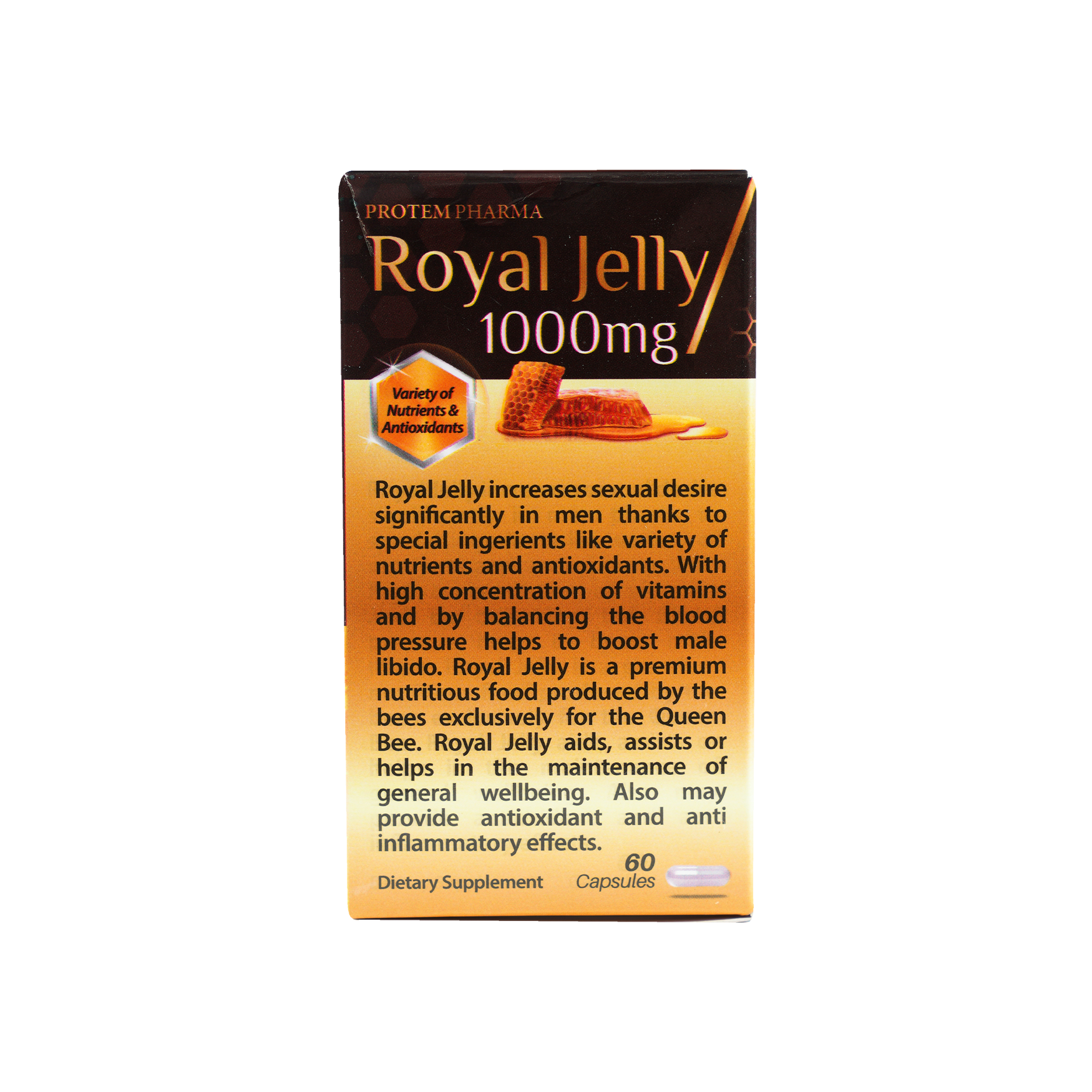 Protem Pharma Royal Jelly 1000mg 60Capsules