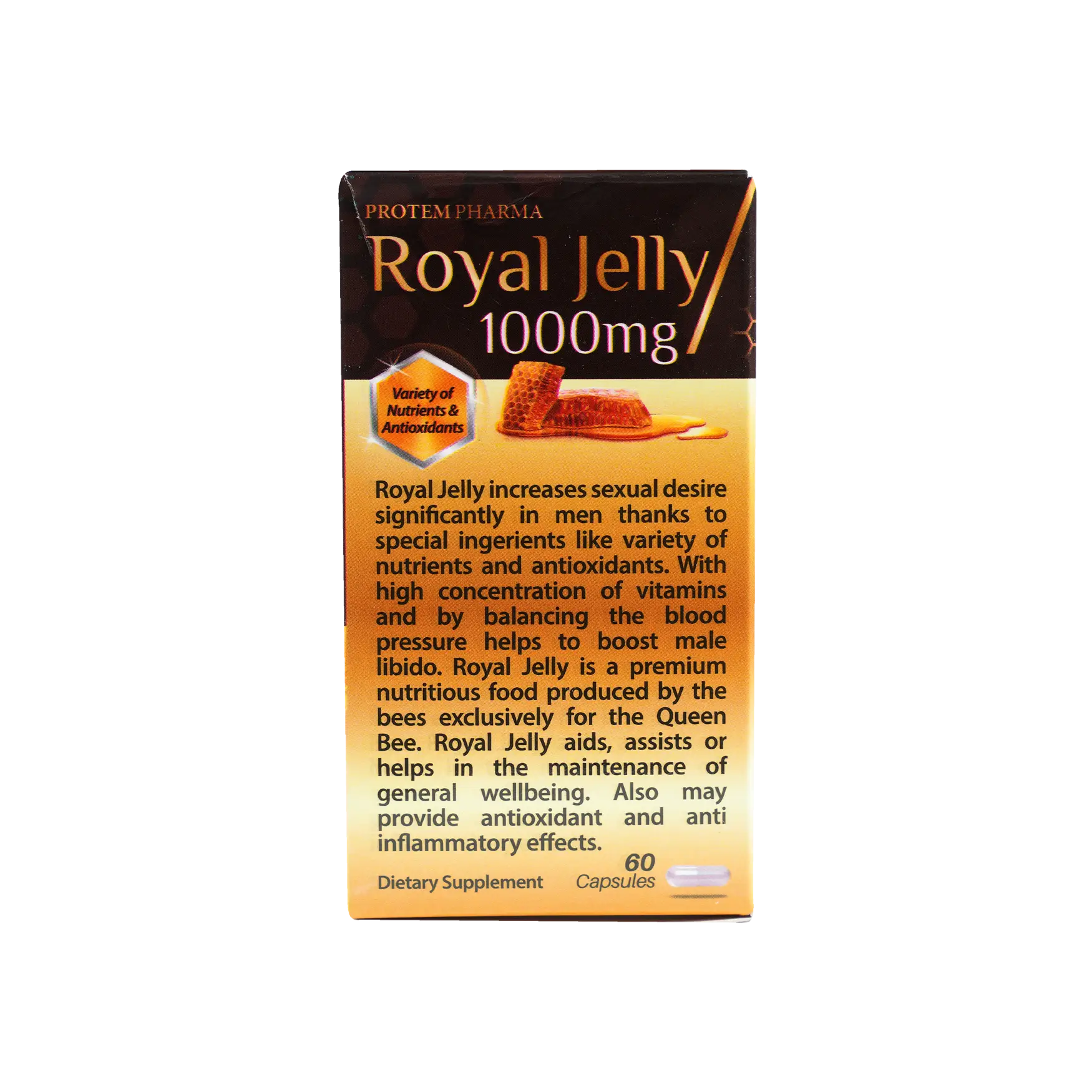 Protem Pharma Royal Jelly 1000mg 60Capsules
