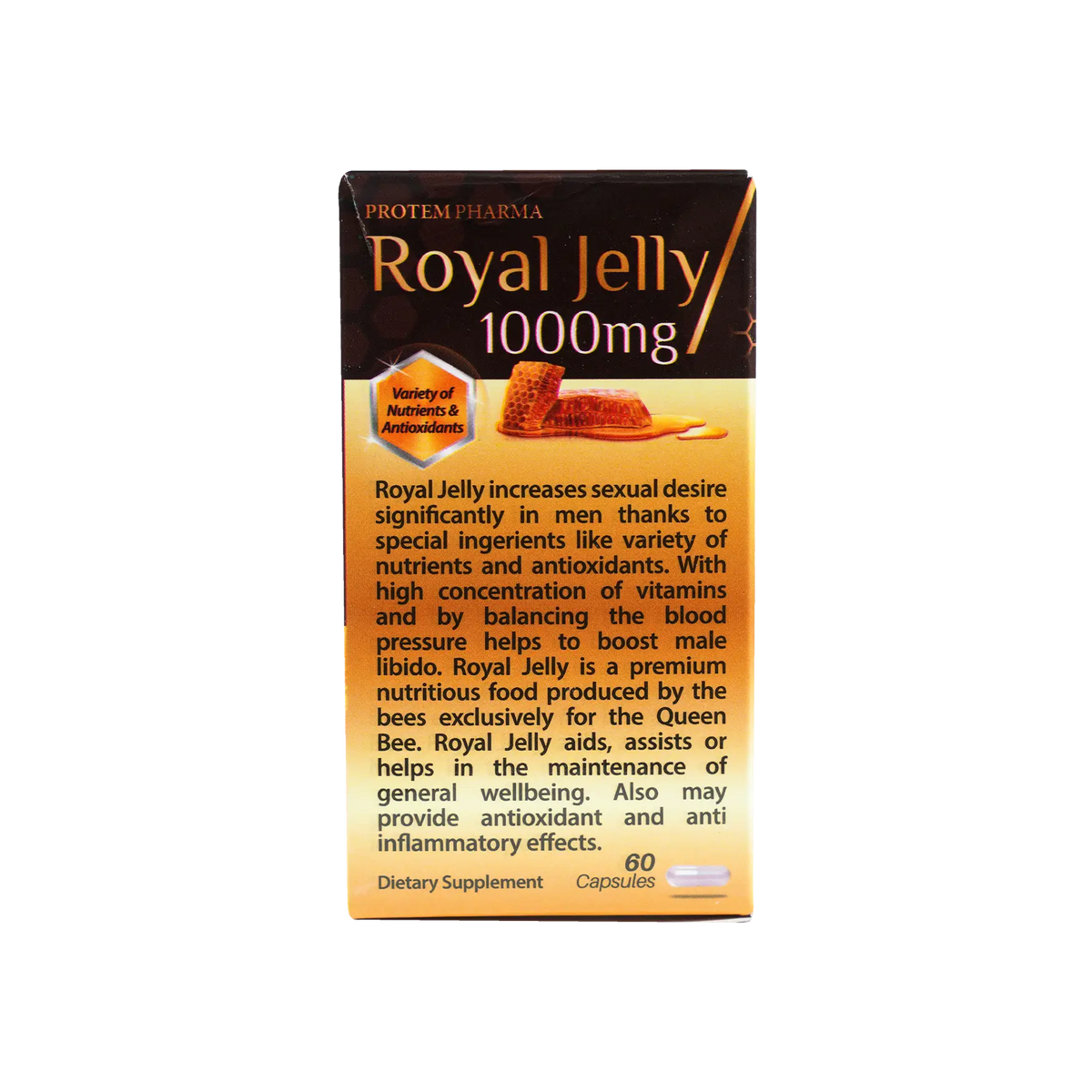 50891-Protem Pharma Royal Jelly 1000mg 60Capsules +1