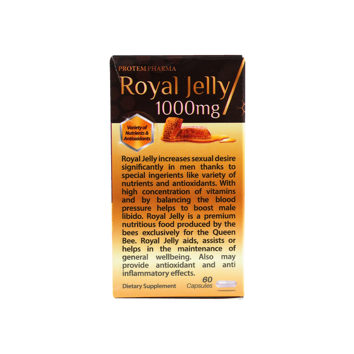50891-Protem Pharma Royal Jelly 1000mg 60Capsules +1