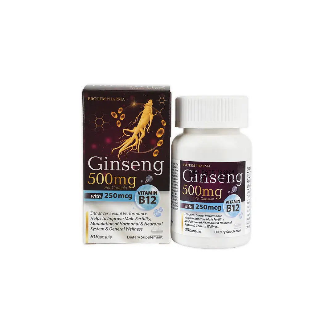 50892-Protem Pharma Ginseng 500mg 60 capsule +1