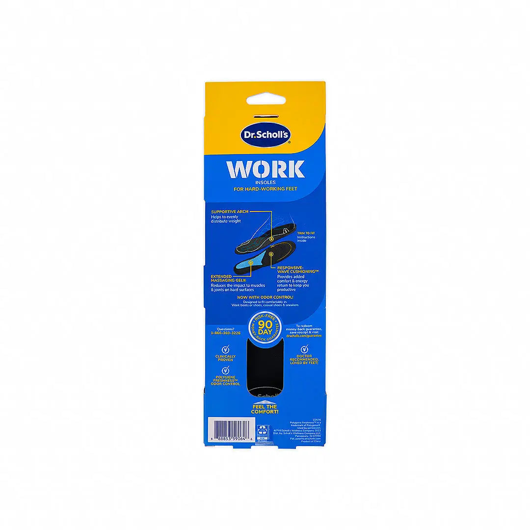 Dr.Scholl's Work Massaging Gel-Women's Size 6-10 1Pair