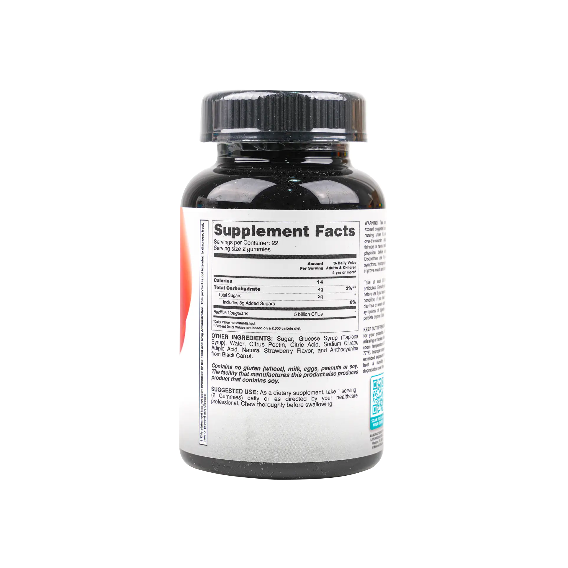 Livs Probiotic Strawberry Flavor 44 Gummies