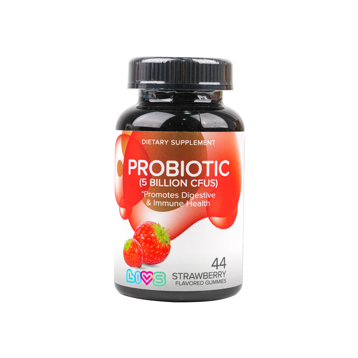 50907-Livs Probiotic Strawberry Flavor 44 Gummies