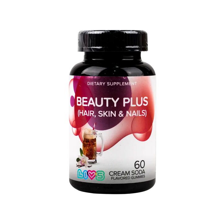 50910-Livs Beauty Plus (Hair Skin &amp; Nails) Cream Soda 60 Gummies