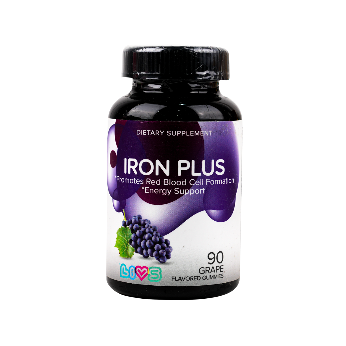 Livs Iron Plus Grape 90 Gummies