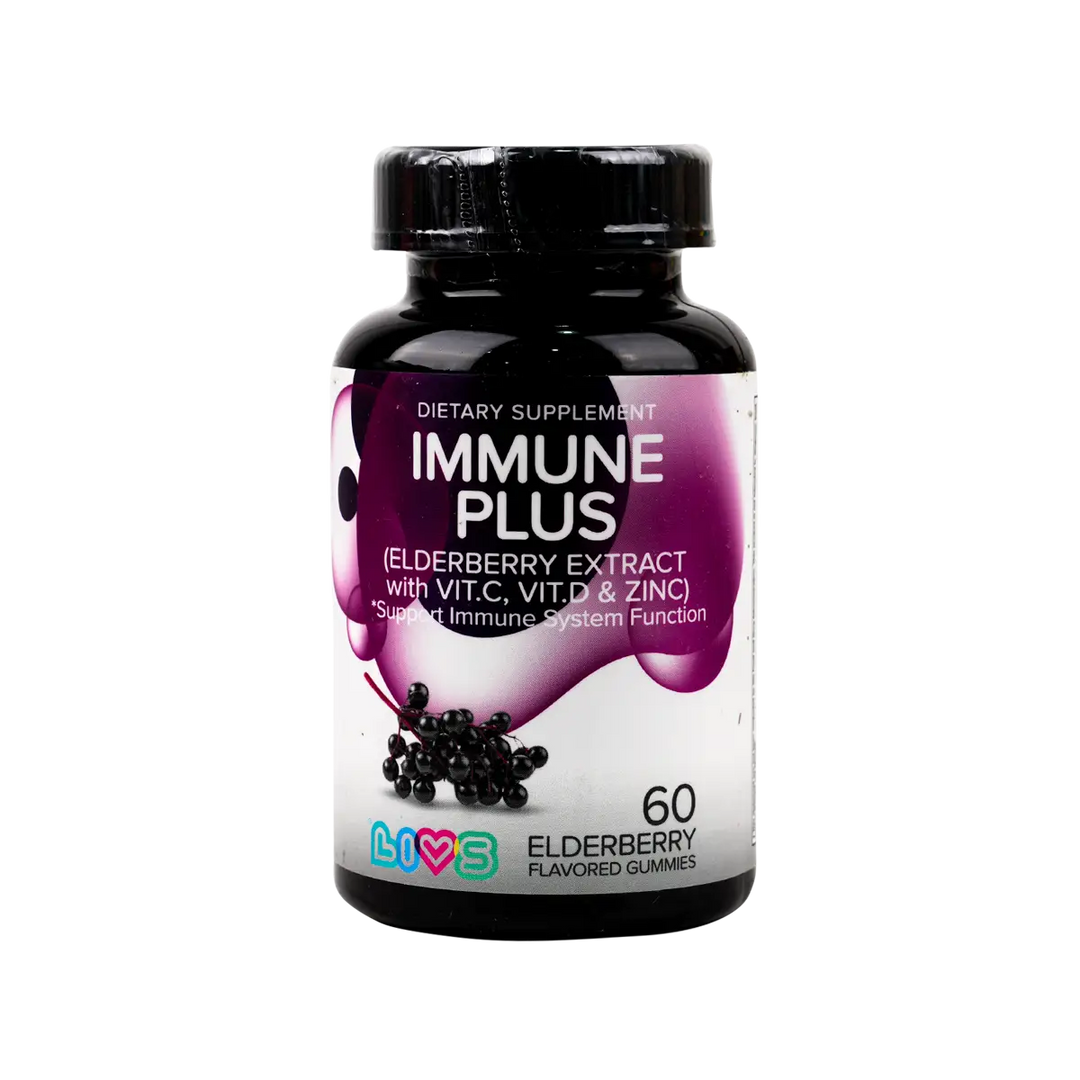 50916-Livs Immune Plus Elderberry Flavor 60 Gummies