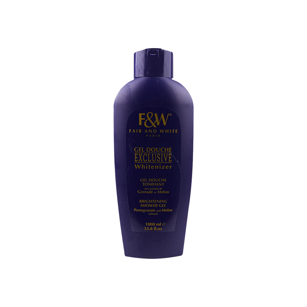 FAIR AND WHITE EXCLUSIVE WHITENIZER BRIGH SHOWER GEL 1000ML